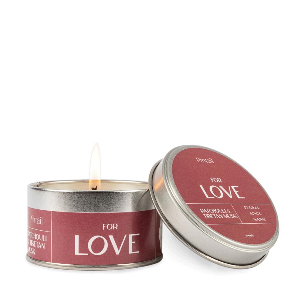 Pintail Candles For Love Tin Candle £6.29